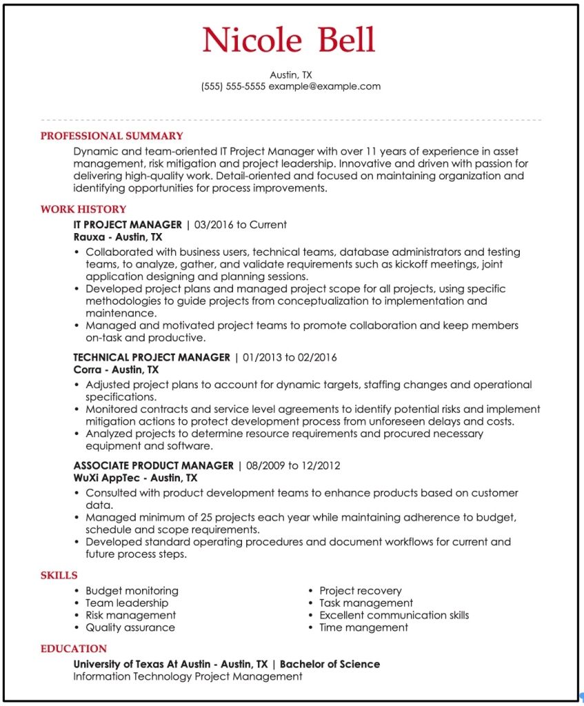resume