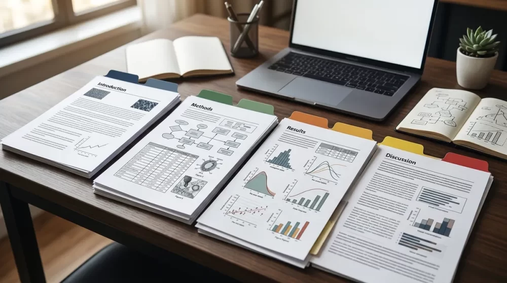 how do you structure a research paper